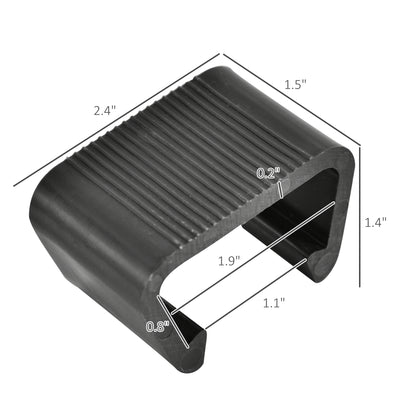 US Local Outdoor Sectional Sofa Furniture Connector Fastener Clips - Set Of 10