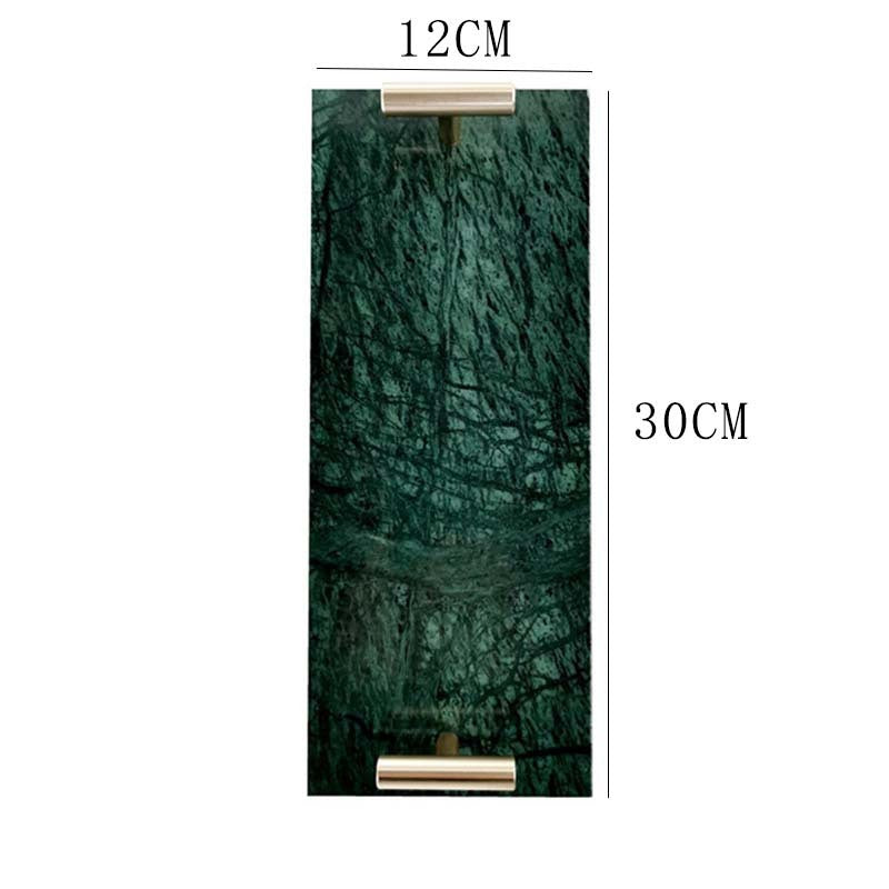 US Local Nordic Style Mild Luxury Marble Tray Dessert Plate Dish Jewelry Storage Tray