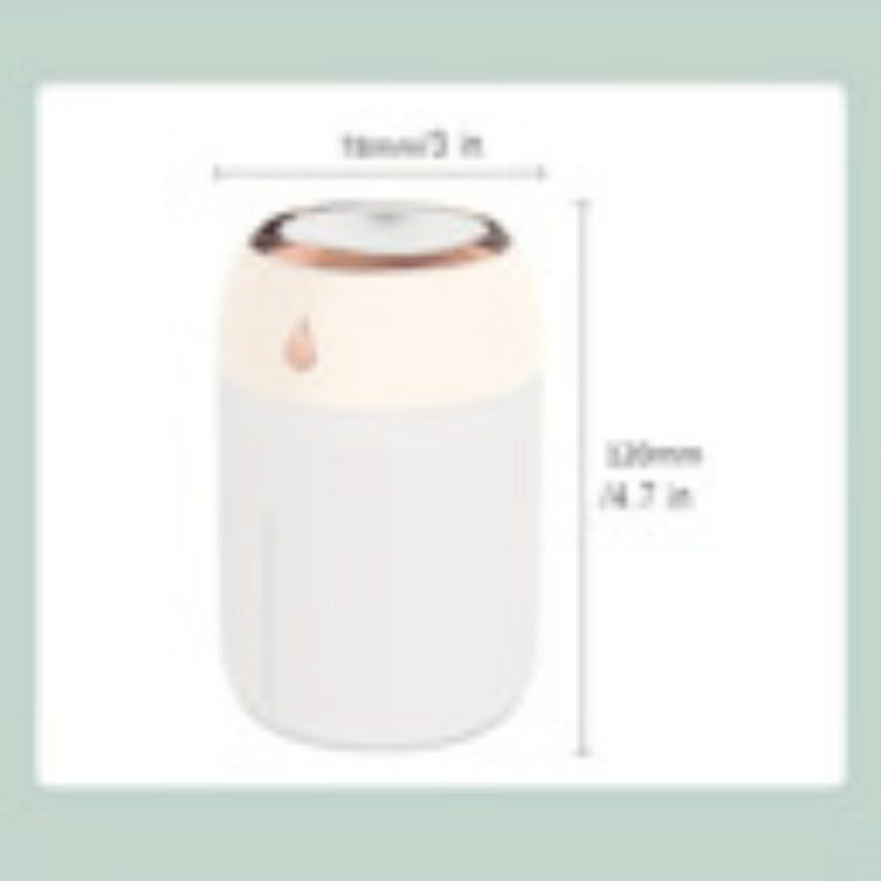 US Local Portable Mini  Humidifier, 220ml,Small Cool Mist Humidifier, USB Personal Desktop Humidifier For Bedroom Travel Office Home Random Colors