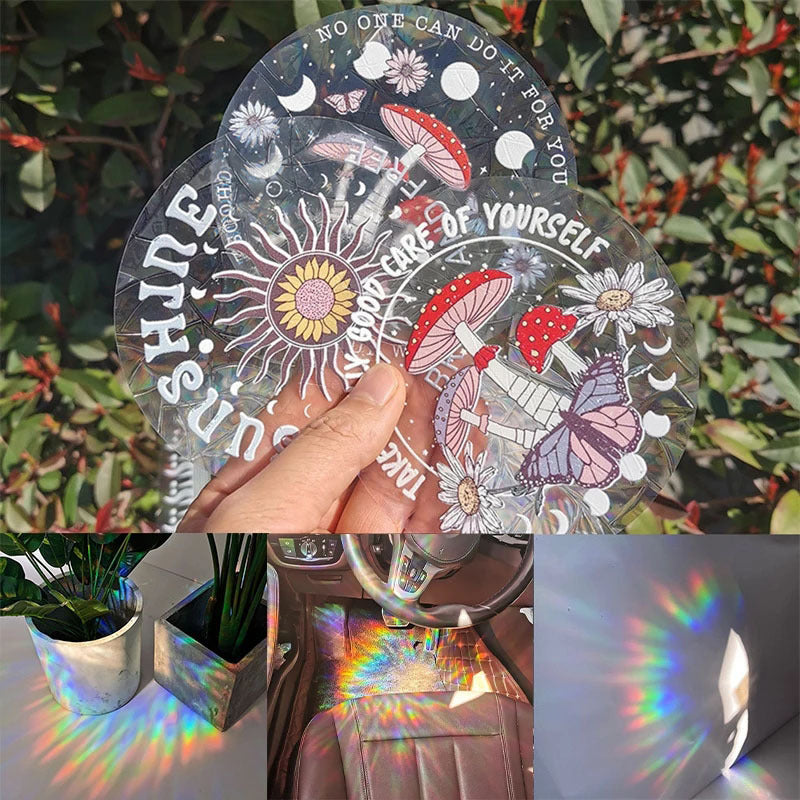 Sun Catcher Rainbow Prism Suncather Electrostatic Glass Sticker