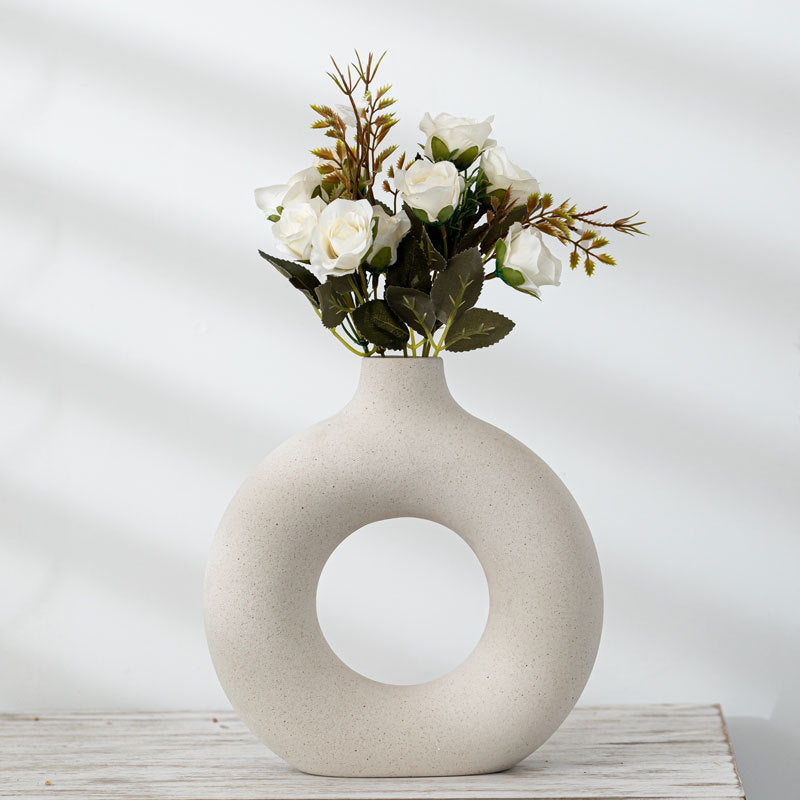 USA Local New Style Biscuit Vase Frosted Particle Flower Arranging Device