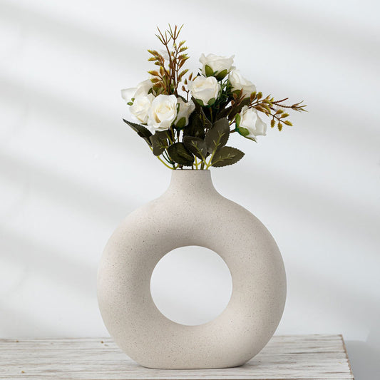 USA Local New Style Biscuit Vase Frosted Particle Flower Arranging Device