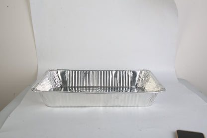 US Local 42Pcs Serve 6 Guests Disposable Chafing Dish Buffet Set Chafing Servers With Covers Spoons Forks Tongs Full-Size Pans Food Warmers For Parties Events Catering Supplies With Utensils And Lids