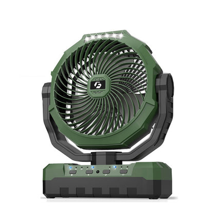 US Local 24000mAh Camping Fan Rechargeable Battery Operated Fan 4 Speed USB Fan