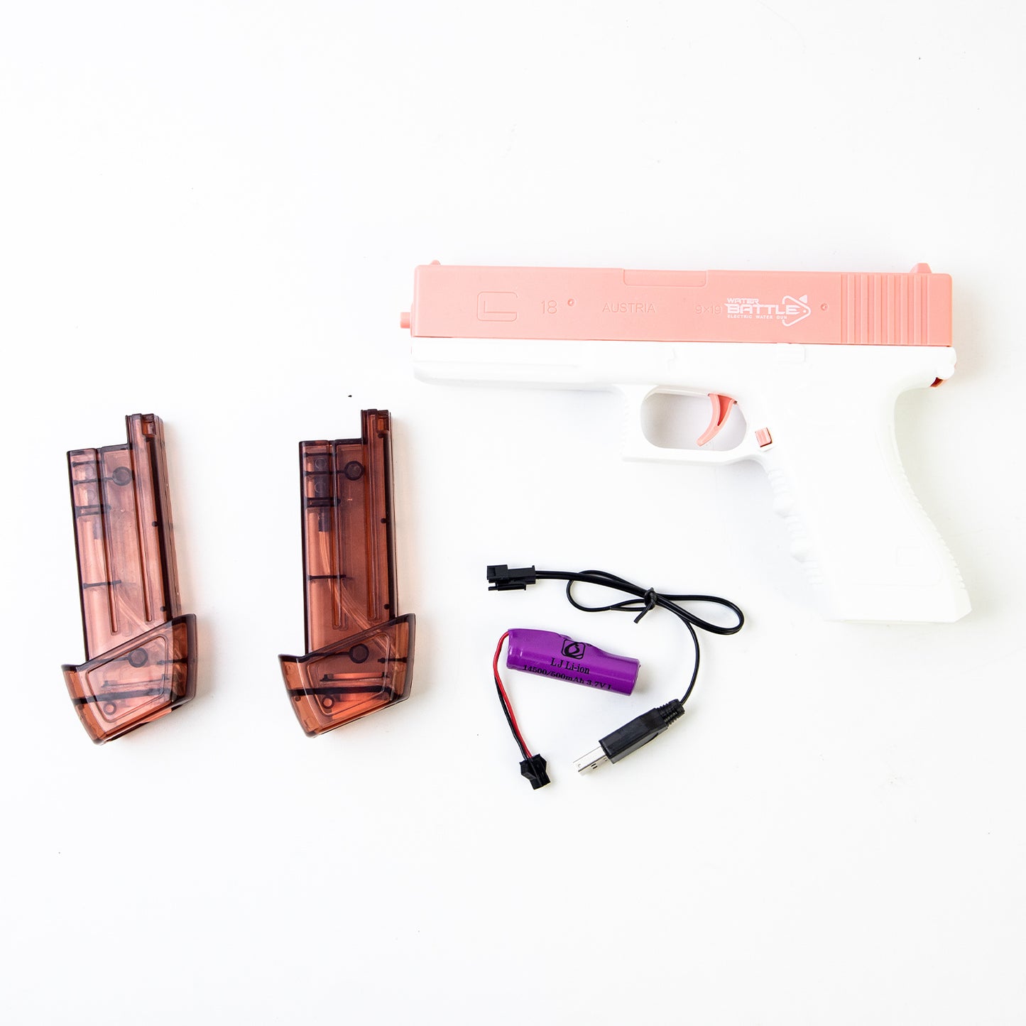 US Local Space Water Gun Electric Automatic Water Absorption Water Fights Toy Outdoor Beach Swimming Pool Bath Toys For Children Kid Gift