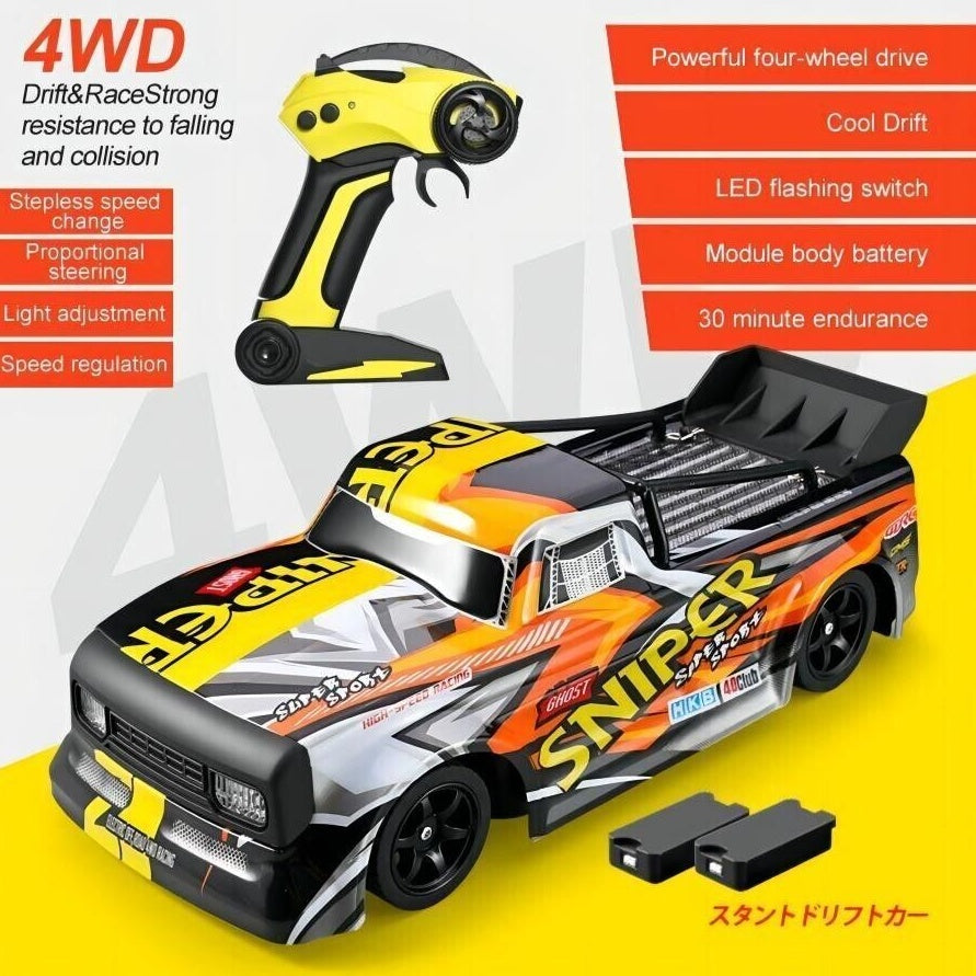 US Local 1 16 4WD Racing Car 30KM H High Speed Car 2.4G Remote Control Drift Car Truck US