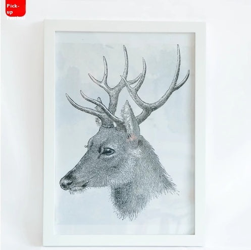 Rectangular Solid Wood Photo Frame Photo Wall Wall Hanging Table Wooden Picture Frame