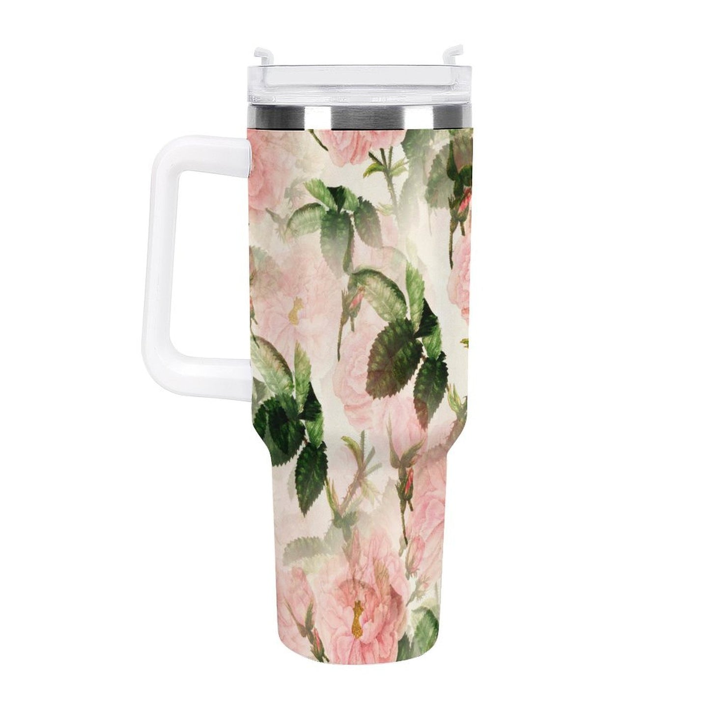 PHDT00194 POD US Local Tumbler 40 oz Large Capacity Car Cup Flowers