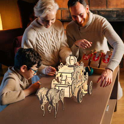 US Local Home Fashion Simple Princess Amelia Carriage Modeling Puzzle Toys