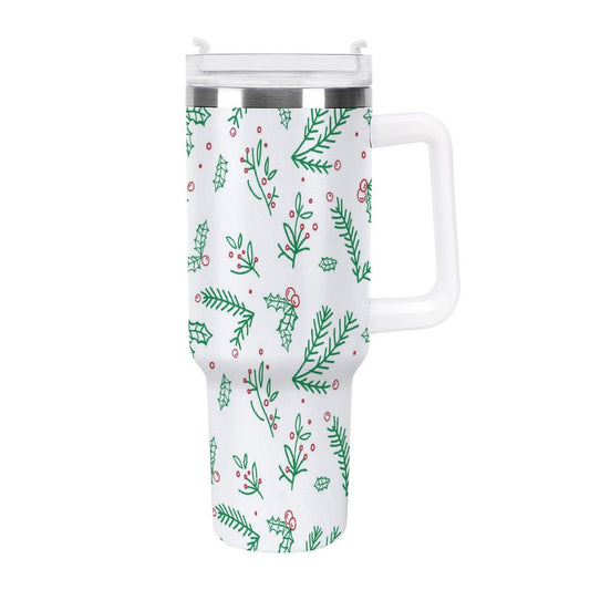 POD US Local Tumbler 40 oz Large Capacity Car Cup Christmas Green