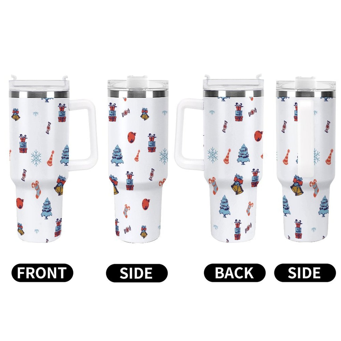 PHDT00276 POD US Local Tumbler 40 oz Large Capacity Car Cup Christmas