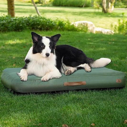 US Local Medium Dog Outdoor Removable And Washable Inflatable Waterproof And Non-slip Dog Bed Summer Pet Travel Mat