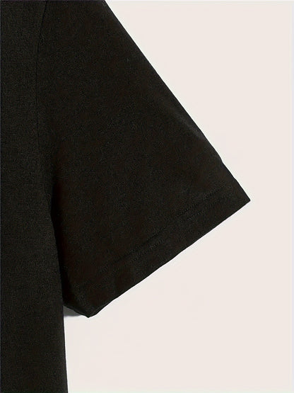 This Is A Men's Casual Round Neck Plus Size T-shirt With The Words BOO SHEET Printed On It, Making It The Perfect Choice For Halloween Gifts