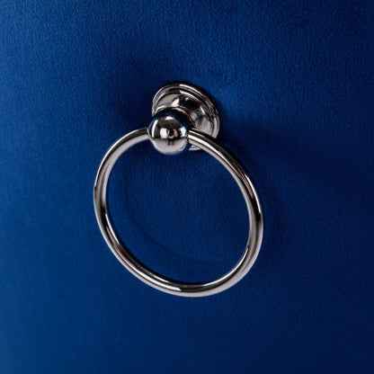 US Local High-end Tufted Solid Wood Contemporary Velvet Upholstered Dining Chair With Chrome Stainless Steel Plating Legs,Nailhead Trim,Set Of 2