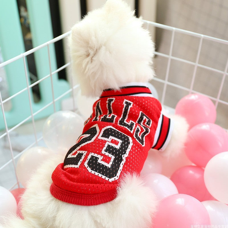 US Local Dog Summer Clothes Teddy Vest Breathable