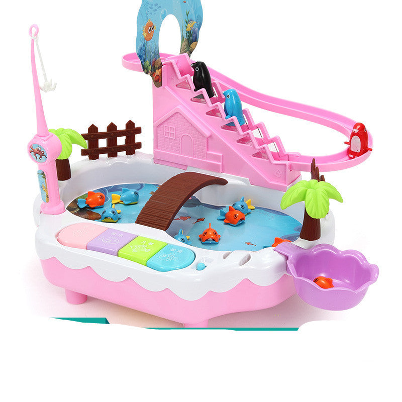 Magnetic Fish Intelligence Brain Children's Electric Fishing Toy 3-year-old Baby Boy And Girl Treasure