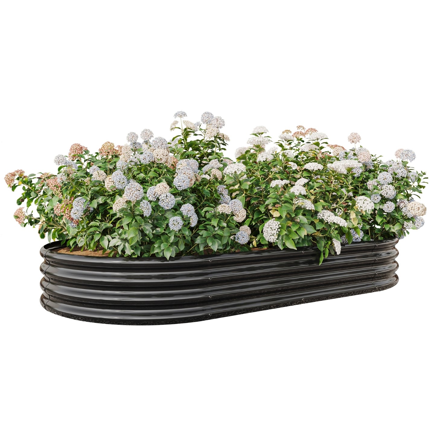 US Local Oval Metal Elevated Garden Bed