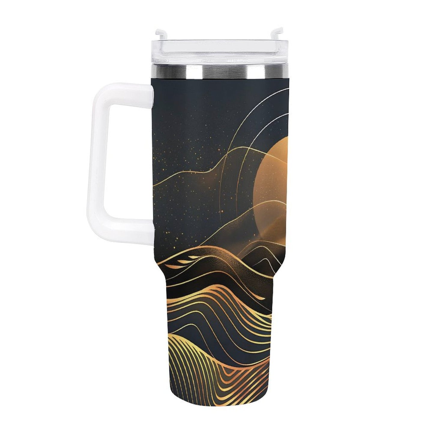 PHDT00137 POD US Local Tumbler 40 oz Large Capacity Car Cup Desert, Sunset