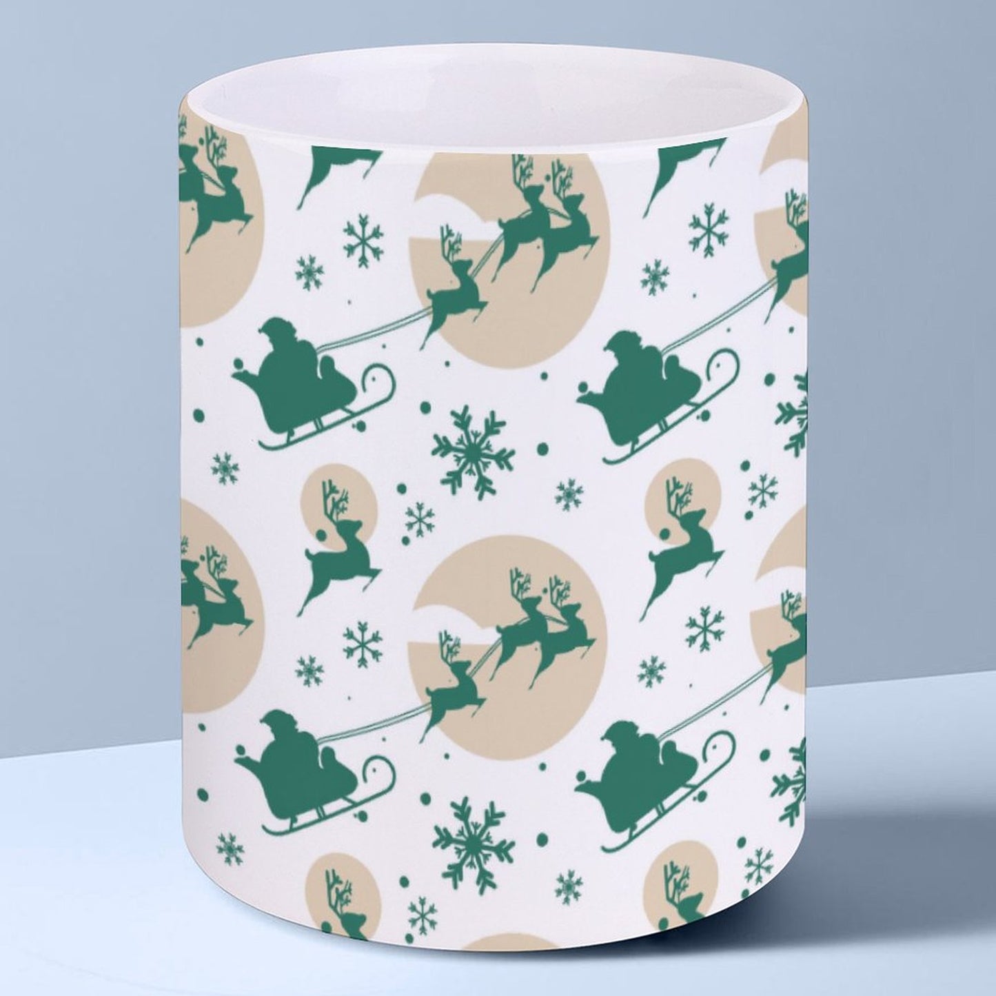 POD US Local White mug with full print, Christmas Winter 0075
