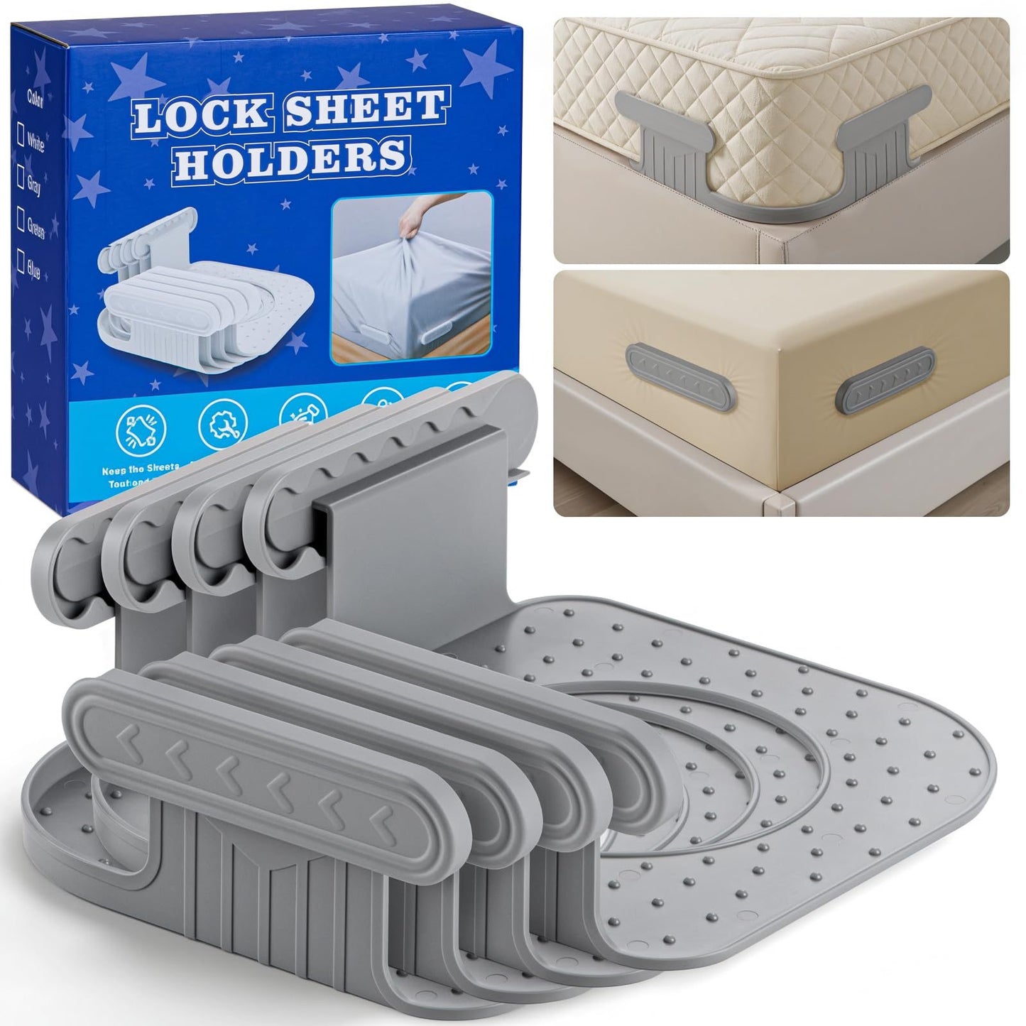 UK Local 4pcs Invisible Sheet Fasteners