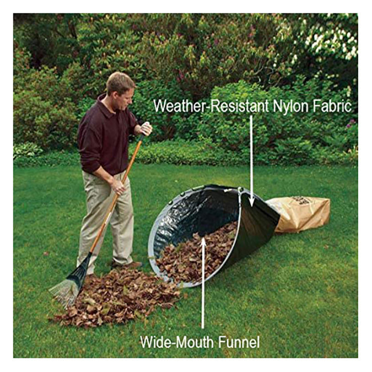 US Local Foldable Dustpan Leaf Storage Bag Collector