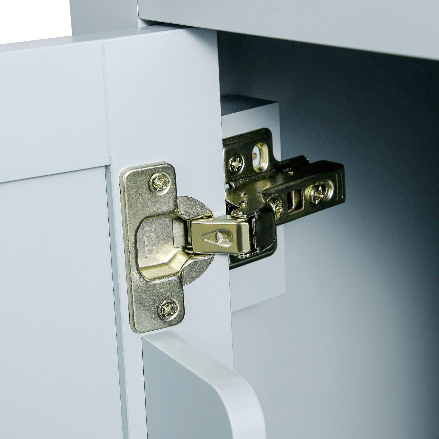 US Local Kitchen Cart With Rubberwood Drop-Leaf Countertop, Cabinet, Storage Racks