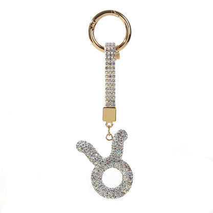Full Diamond Constellation Keychain Women's Fashion Pendant