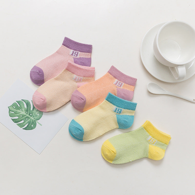 US Local Cotton breathable male and female baby socks