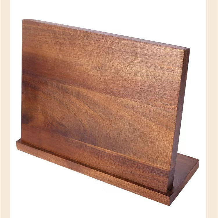 US Local Solid Wood Magnetic Knife Holder Kitchen Creative Multifunctional Storage