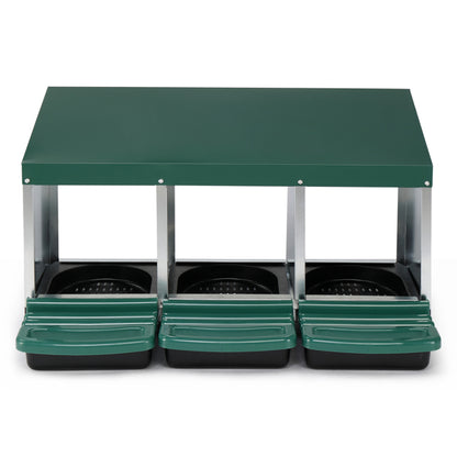 US Local 3-compartment Chicken Feeding Trough