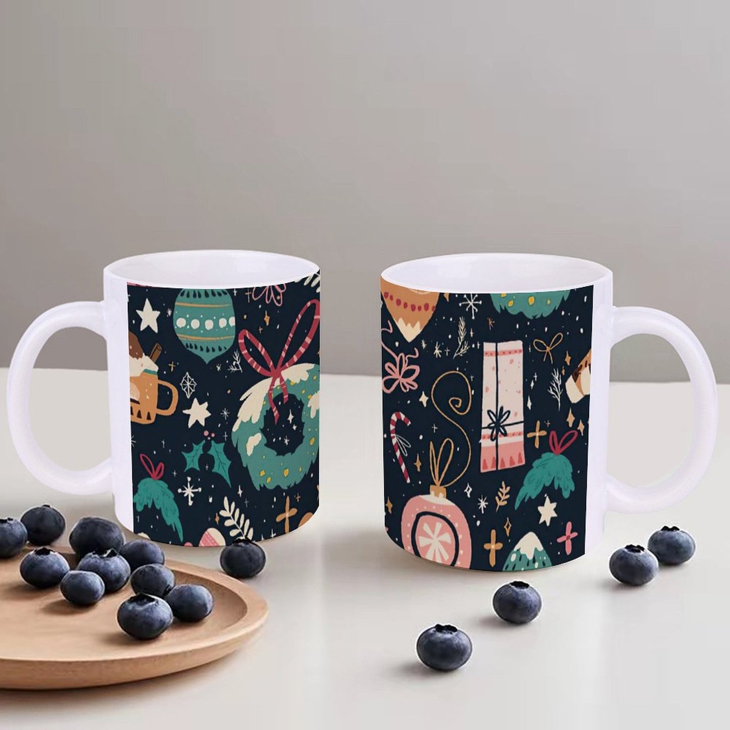 POD US Local White mug with full print, Christmas Gift 0087