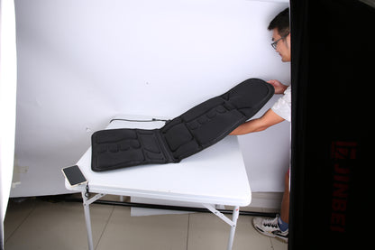 US Local 1Pc Back Massager Cushion Electric Massage Car Seat Cushion Chair Pad With Heating Function 8 Vibration Modes 3 Intensity Levels Fedex Shipping