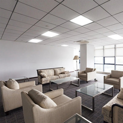 US Local LED Panel Light 5800LM 7000K Ceiling Lighting 150W Equivalent LED Troffer Recessed Edge-Lit