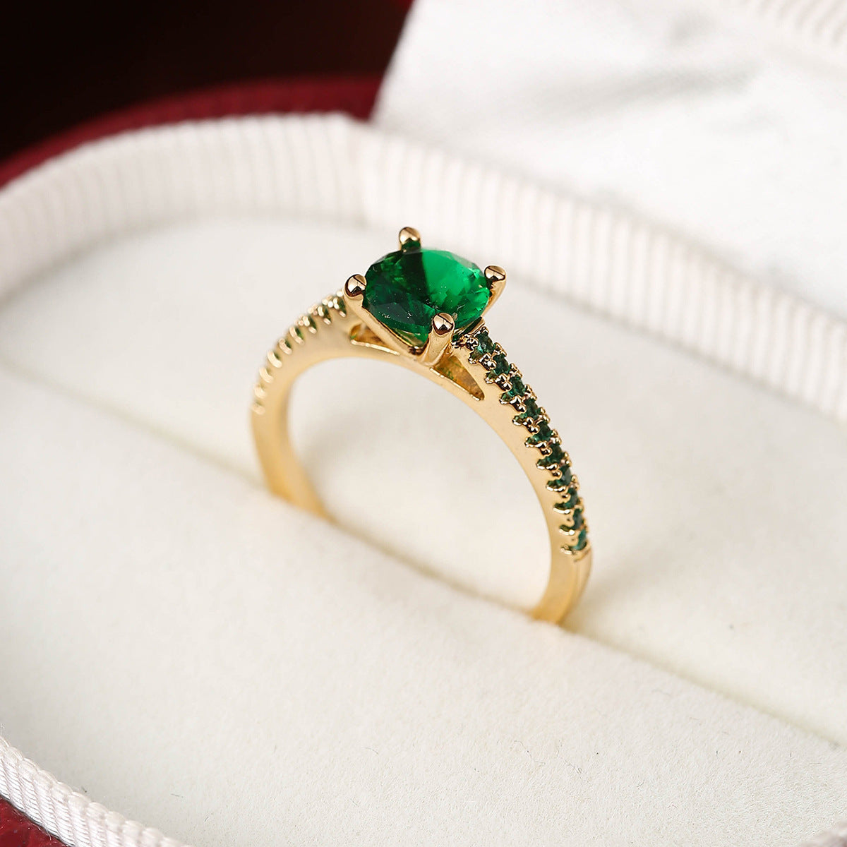 Colorful Zircon Elegant Elegant Elegant Ring