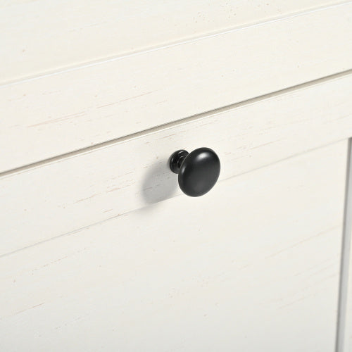 UK Local Kitchen Island, Serving Cart With Extendable Worktop, Kitchen Cabinet, Kitchen Trolley, Dining Cart With Wood Grain, Dining Cart With Two Doors And Three Drawers