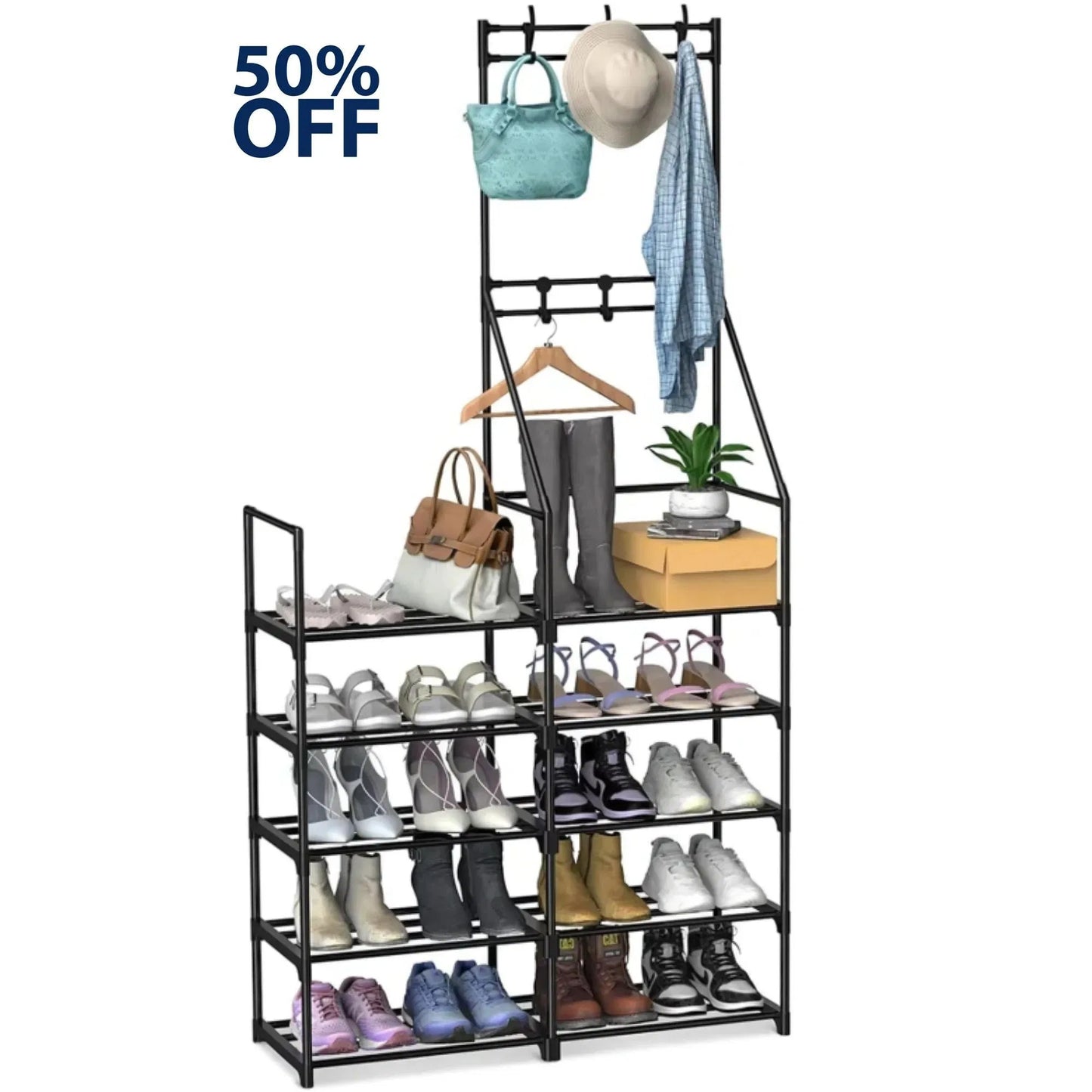 US Local 5-Tier Shoe Rack Shoe Storage Organizer