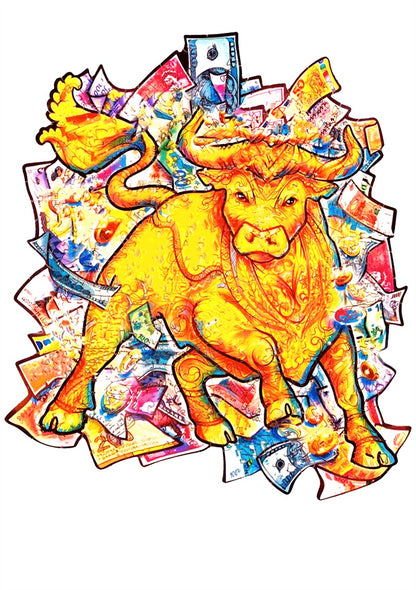 US Local Each Piece Is Animal Shaped Christmas Gift Colorful Elephant Turtle Wooden Jigsaw Puzzles