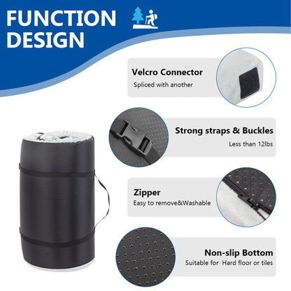 US Local Memory Sponge Short Plush Bed Surface Mattress