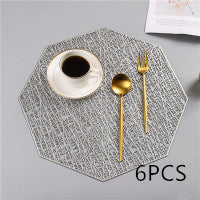 Solid Color Nordic Round Placemat