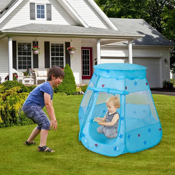 US Local Kids Pop Up Game Tent Prince Princess Toddler Play Tent Indoor Outdoor Castle Game Play Tent Birthday Gift For Kids