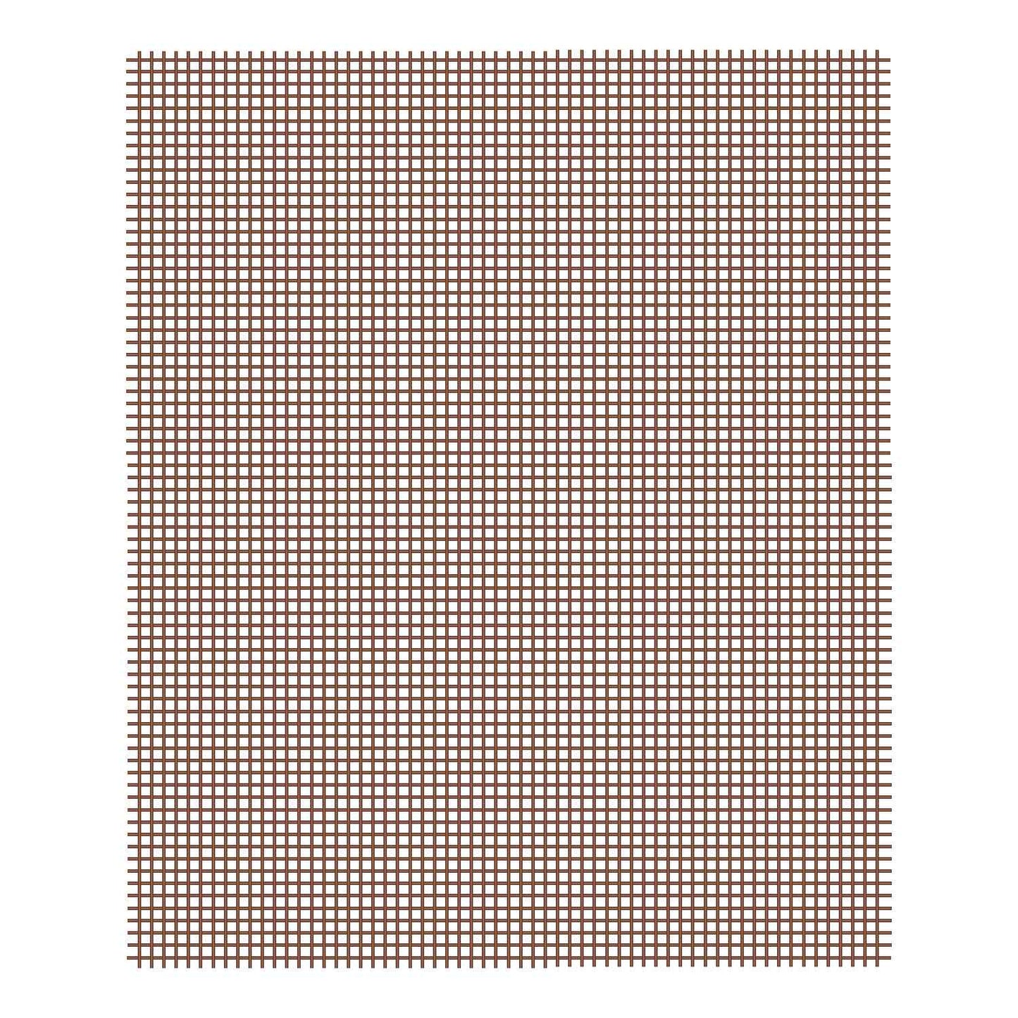 US Local 1Pc BBQ Grill Mat Non-Stick Mesh Mat Baking Sheet Liner Reusable Reversible Washable For Outdoor Gas Charcoal