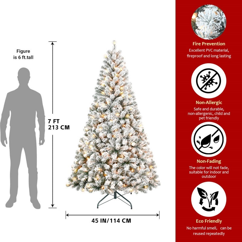 US Local PVC, Christmas Tree, Christmas Decorations,  With Lights