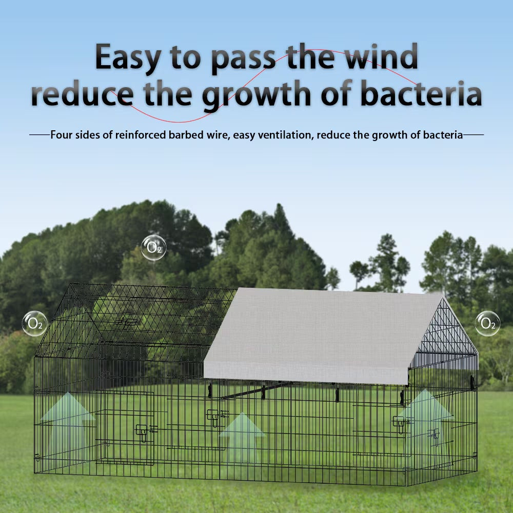 US Local Pointed Wire Chicken Coop For Poultry Breeding