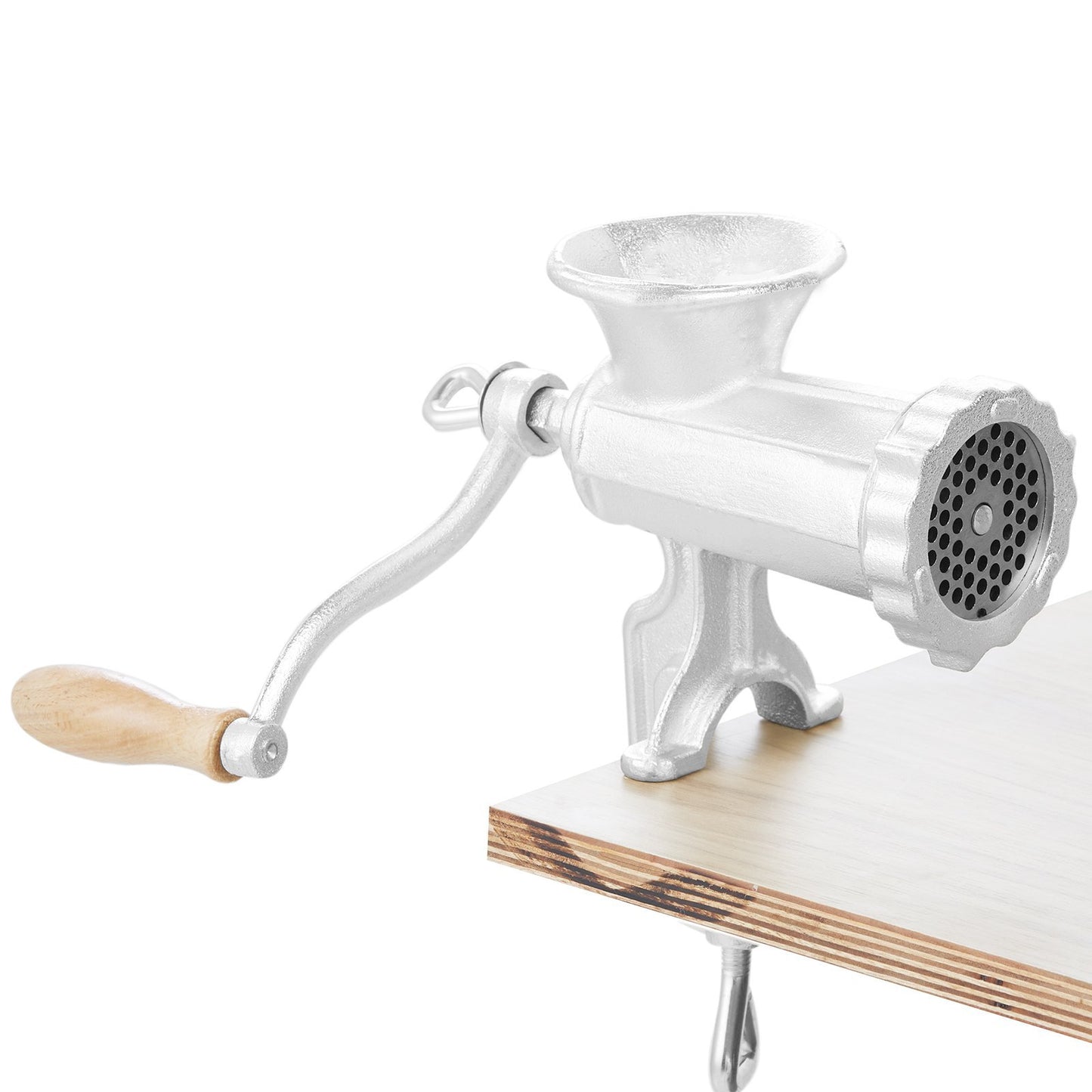 Manual Meat Grinder, Heavy Duty Cast Iron Hand Meat Grinder With Steel Table Clamp, Meat Mincer Sausage Maker With 1 Cutting Blade, 2 Cutting Plates, 3 Sausage Tubes For Beef Pepper Mushroom