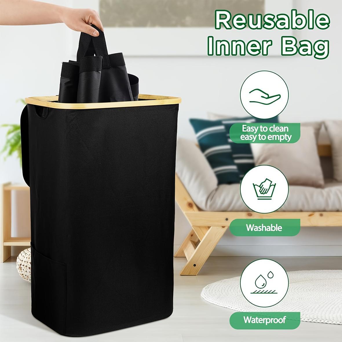 US Local Kitchen  Recyclable Trash Can 26 Gallons Removable Reusable Inner Bag With Lid Bottle Plastic Waste Kitchen Trash Can