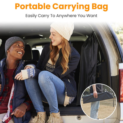 US Local 1 Pc Foldable Camping Table With Storage Basket Rustproof Portable Aluminum Alloy Roll-Up Camping Table With Carrying Bag For Camping Hiking BBQ Picnic Fishing Fedex Shipping