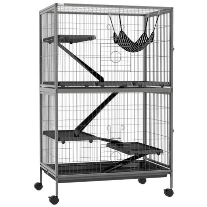 US Local 5 Tiers Of Small Animal Cages, Ferret Cages, Large Chinchilla Cages With Hammock Fittings And Heavy Duty Wires
