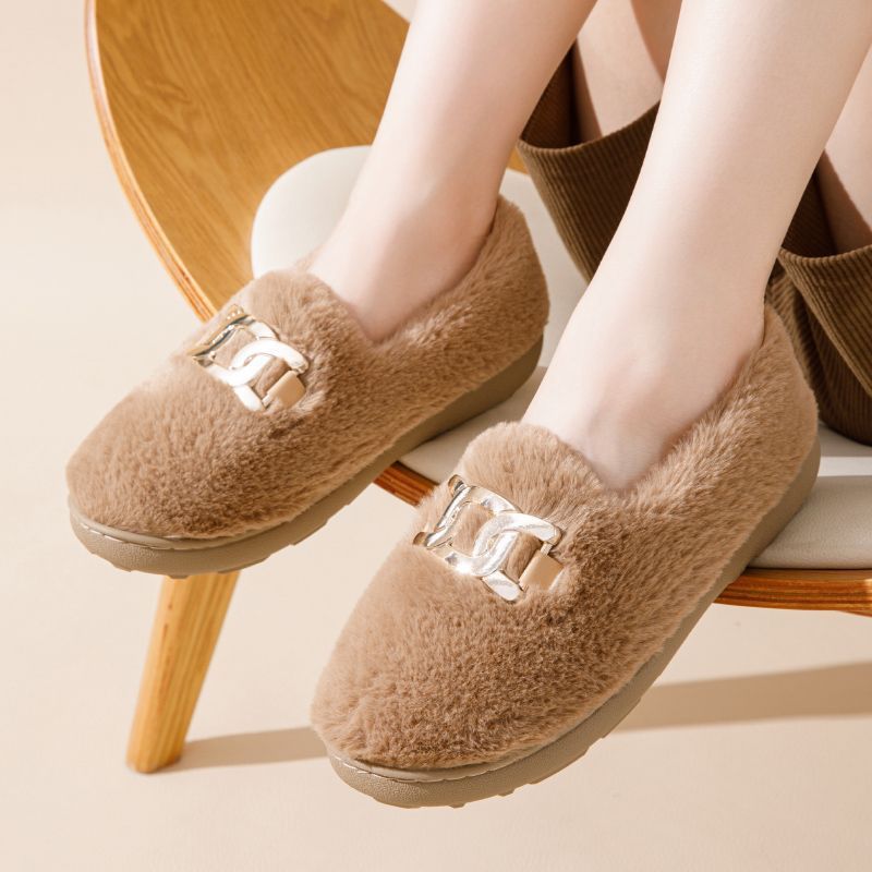 Fluffy Shoes Female All-matching Flat