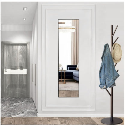 US Local Floor Standing Mirror, Wall Mirror With Stand Aluminum Alloy Thin Frame