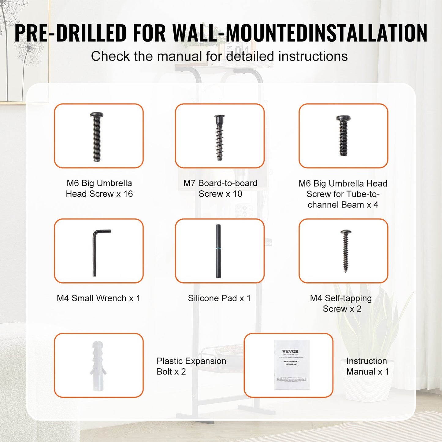 US Local Pet Feeding Station With Storage Dog Food Toy Organizer Raised Dog Bowls